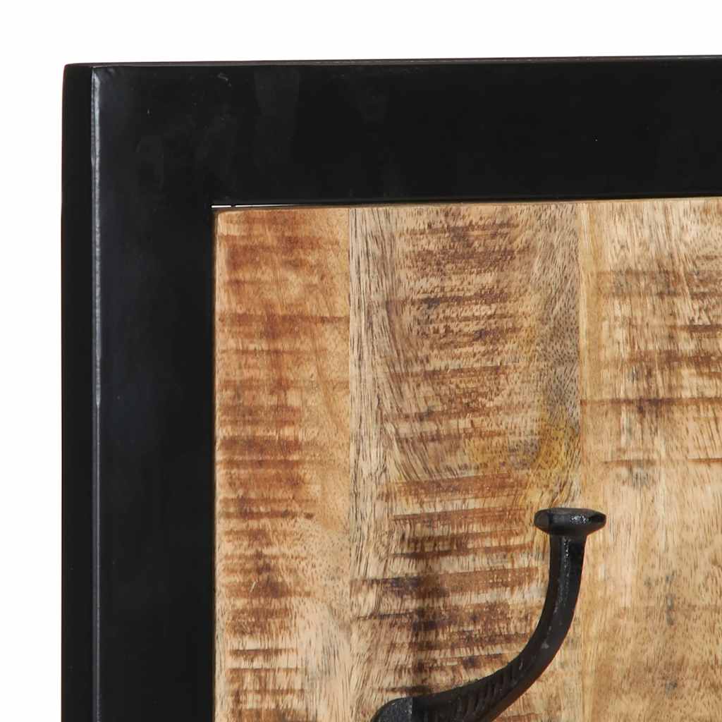 vidaXL Ράφι για παλτά 40x2x80 cm Στερεό ακατέργαστο ξύλο Mango