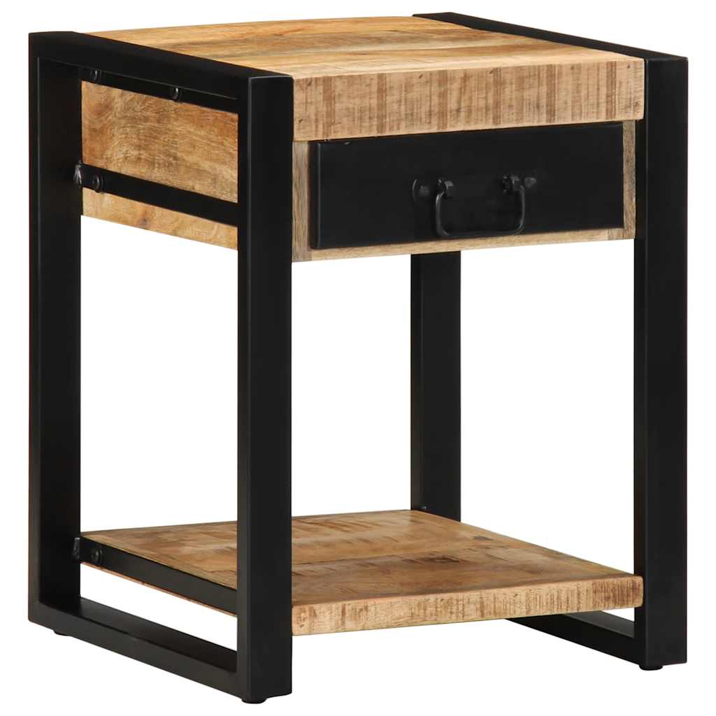 vidaXL Side Table 40x40x50 cm Στερεό ακατέργαστο ξύλο Mango