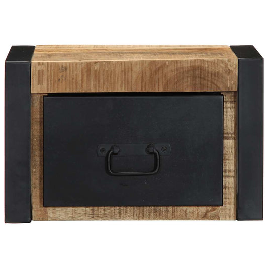 vidaXL Κομοδίνο 40x35x25 cm Στερεό ακατέργαστο ξύλο Mango