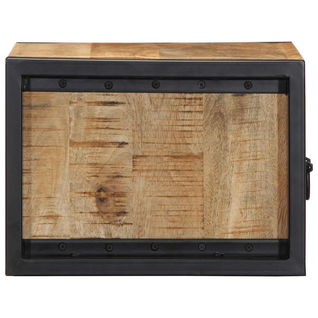 vidaXL Κομοδίνο 40x35x25 cm Στερεό ακατέργαστο ξύλο Mango