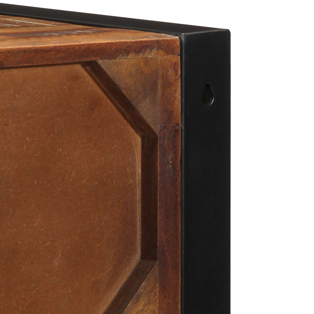 vidaXL Κομοδίνο Πολύχρωμο 40x35x40 cm Στερεό ξύλο αναγεννημένο