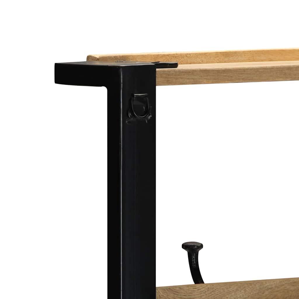 vidaXL Ράφι για ρούχα 80x40x190 cm Στερεό ακατέργαστο ξύλο Mango