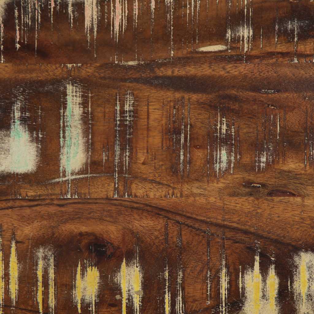 vidaXL Ράφι για ρούχα Πολύχρωμο 80x40x190 cm Ξύλο μασίφ ανακυκλωμένο