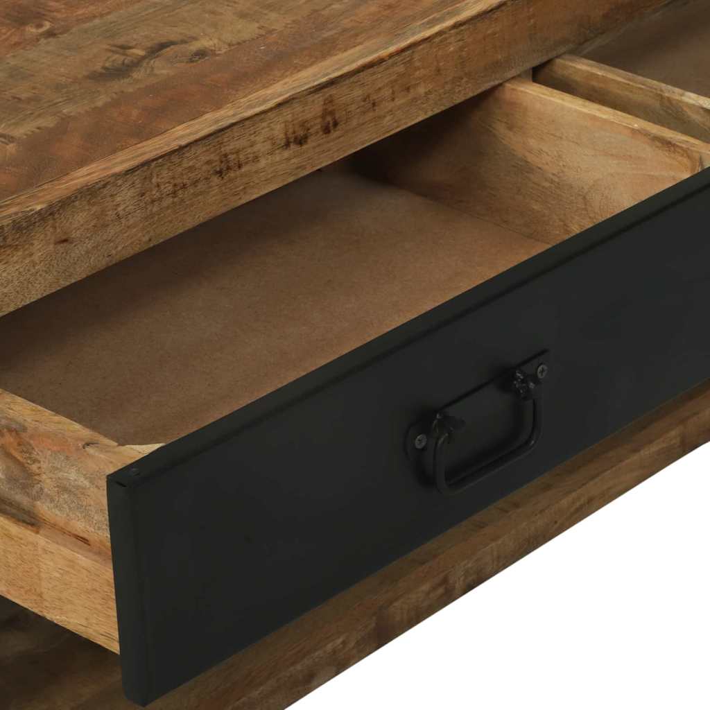 vidaXL Ράφι Ρούχων με ράφι Καφέ 110 x 40 x 179 εκ. Μασίφ ξύλο μάνγκο