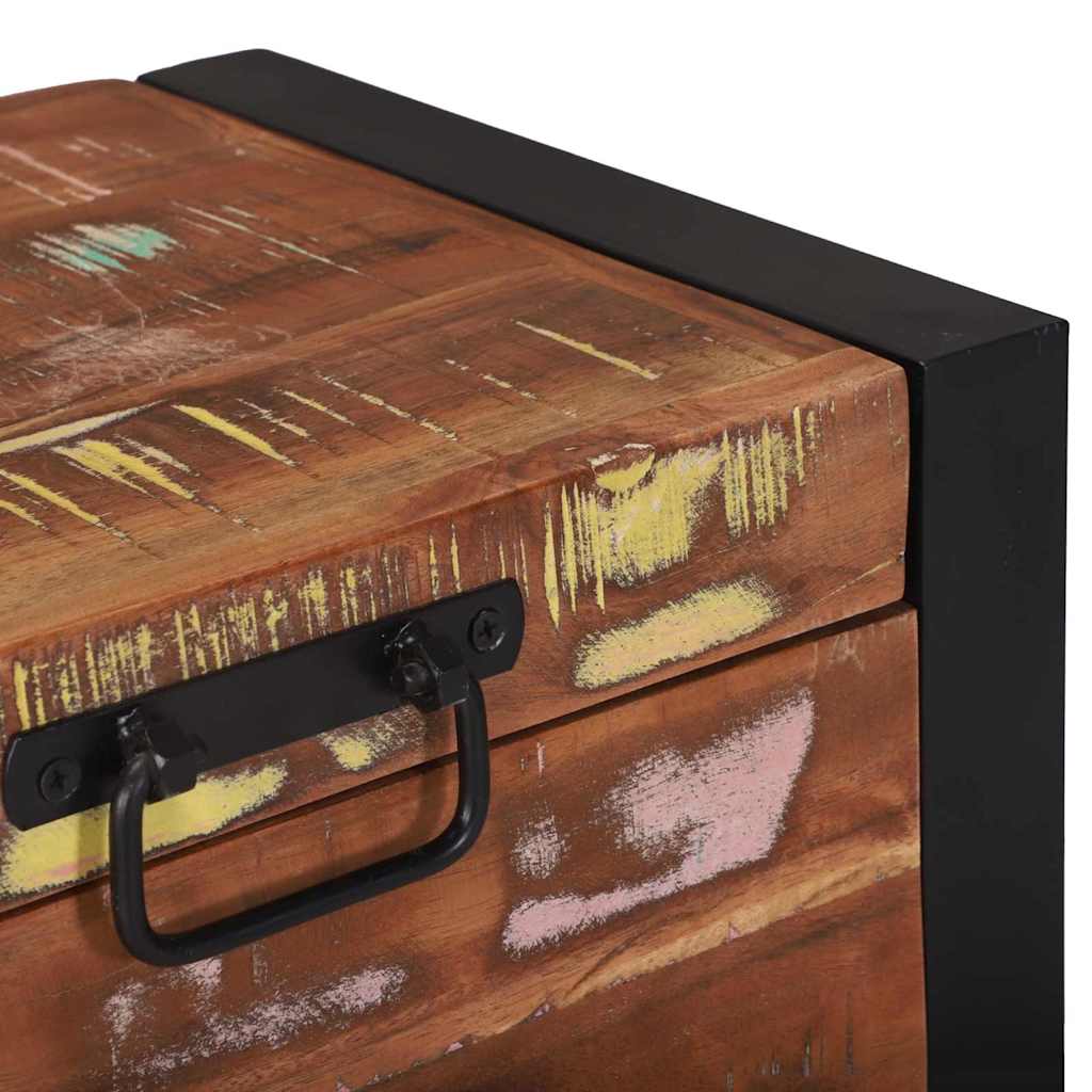 vidaXL Κουτιά Αποθήκευσης Καφέ 40 x 30 x 30 εκ Μασίφ ανακυκλωμένο ξύλο