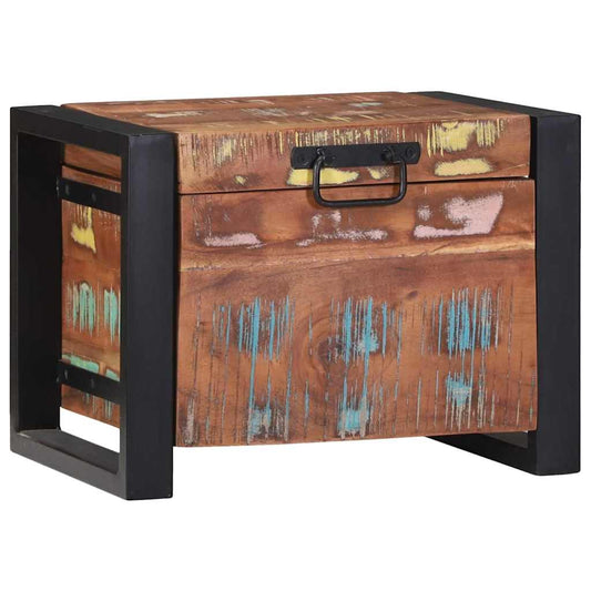 vidaXL Κουτιά Αποθήκευσης Καφέ 40 x 30 x 30 εκ Μασίφ ανακυκλωμένο ξύλο