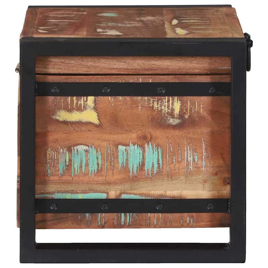 vidaXL Κουτιά Αποθήκευσης Καφέ 40 x 30 x 30 εκ Μασίφ ανακυκλωμένο ξύλο