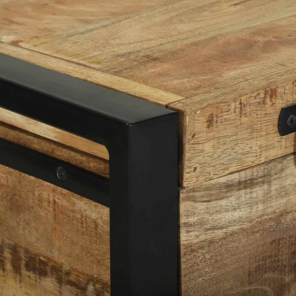 vidaXL Κουτιά Αποθήκευσης Καφέ 80 x 30 x 30 εκ Μασίφ ξύλο μάνγκο