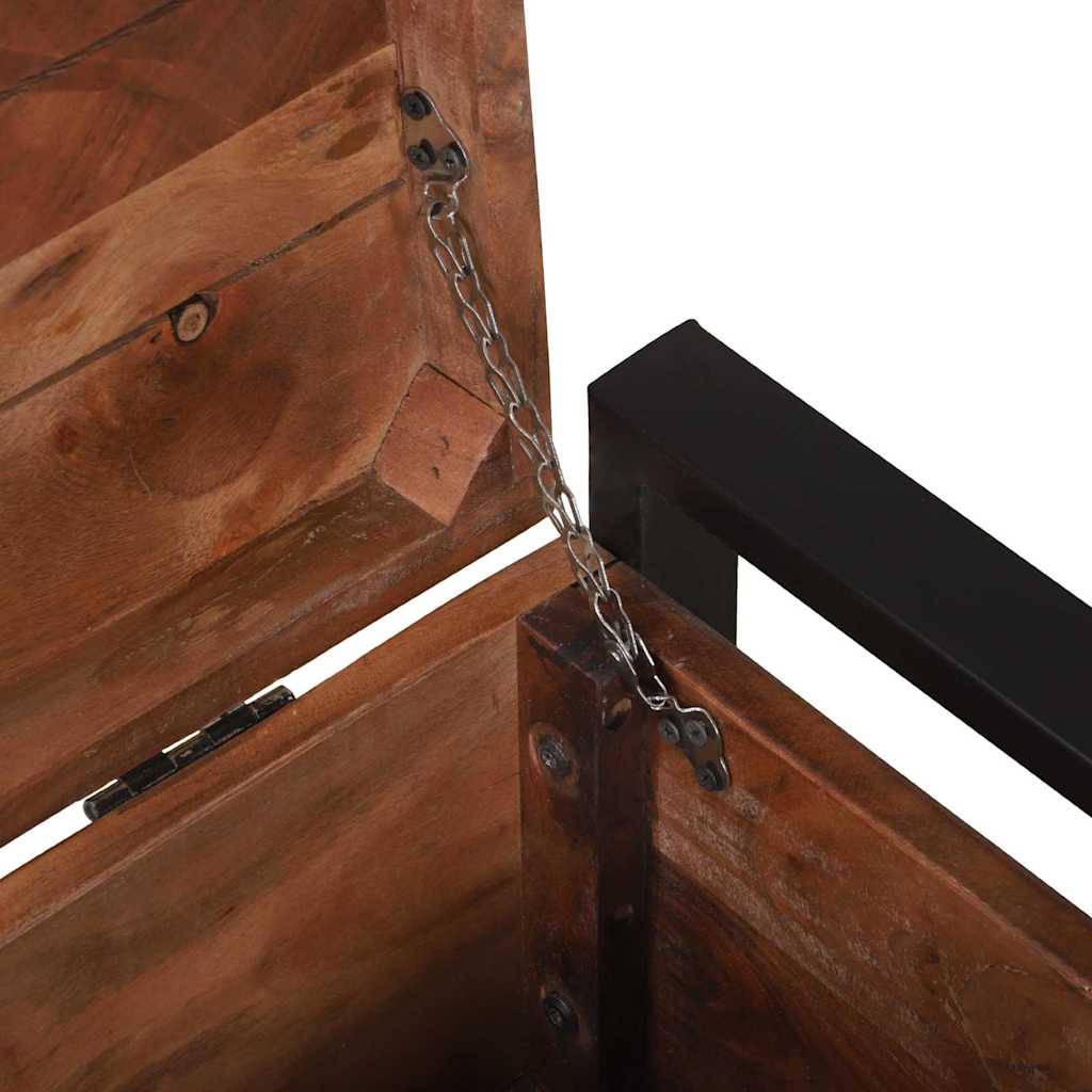 vidaXL Κουτιά Αποθήκευσης Καφέ 80 x 30 x 30 εκ Μασίφ ανακυκλωμένο ξύλο