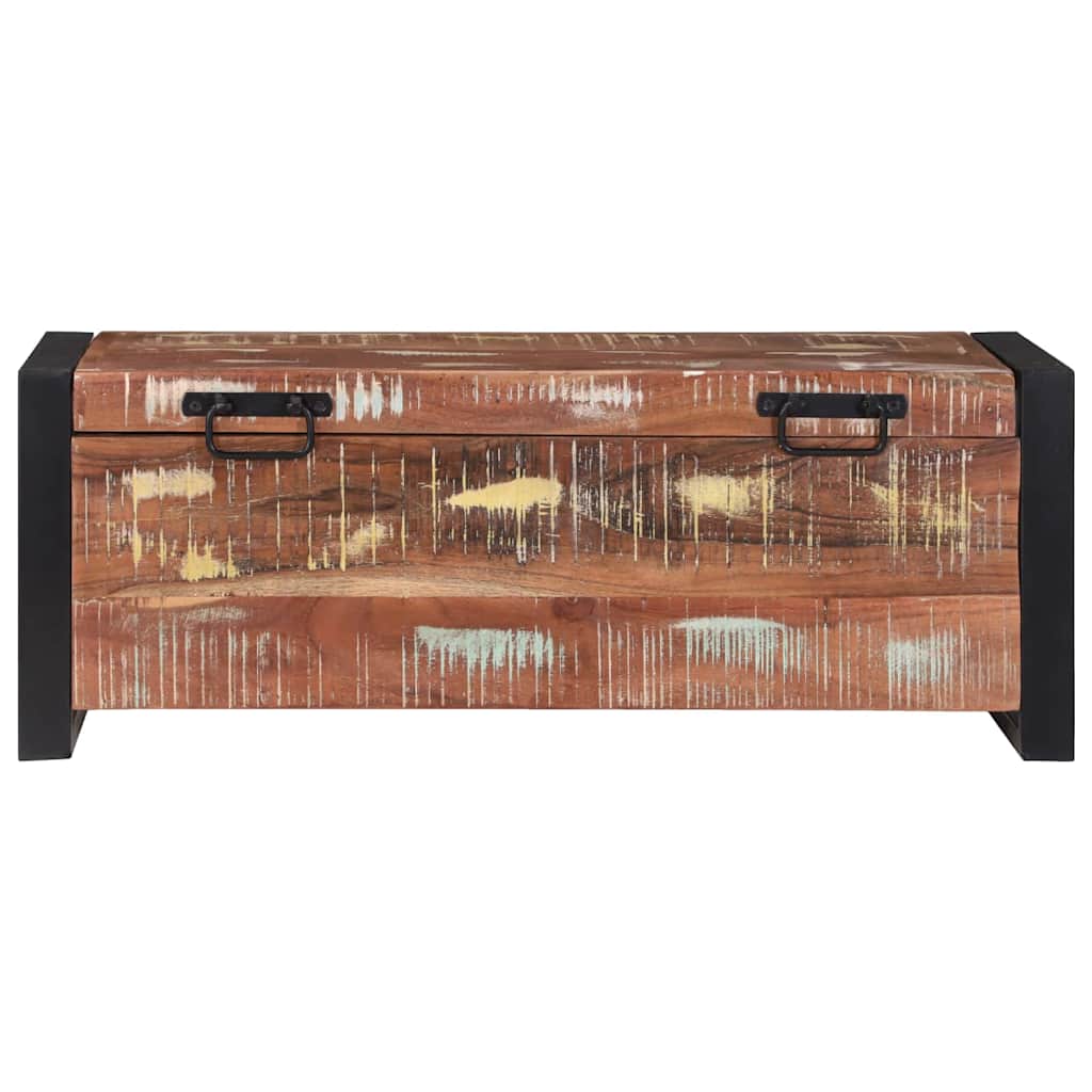 vidaXL Κουτιά Αποθήκευσης Καφέ 80 x 30 x 30 εκ Μασίφ ανακυκλωμένο ξύλο