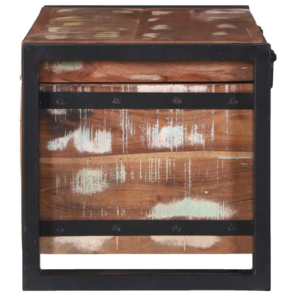 vidaXL Κουτιά Αποθήκευσης Καφέ 80 x 30 x 30 εκ Μασίφ ανακυκλωμένο ξύλο