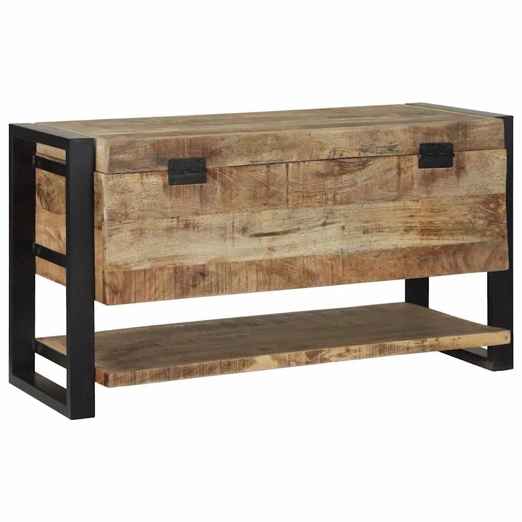 vidaXL Κουτί Αποθήκευσης Καφέ 80 x 35 x 45 cm Μασίφ ξύλο μάνγκο