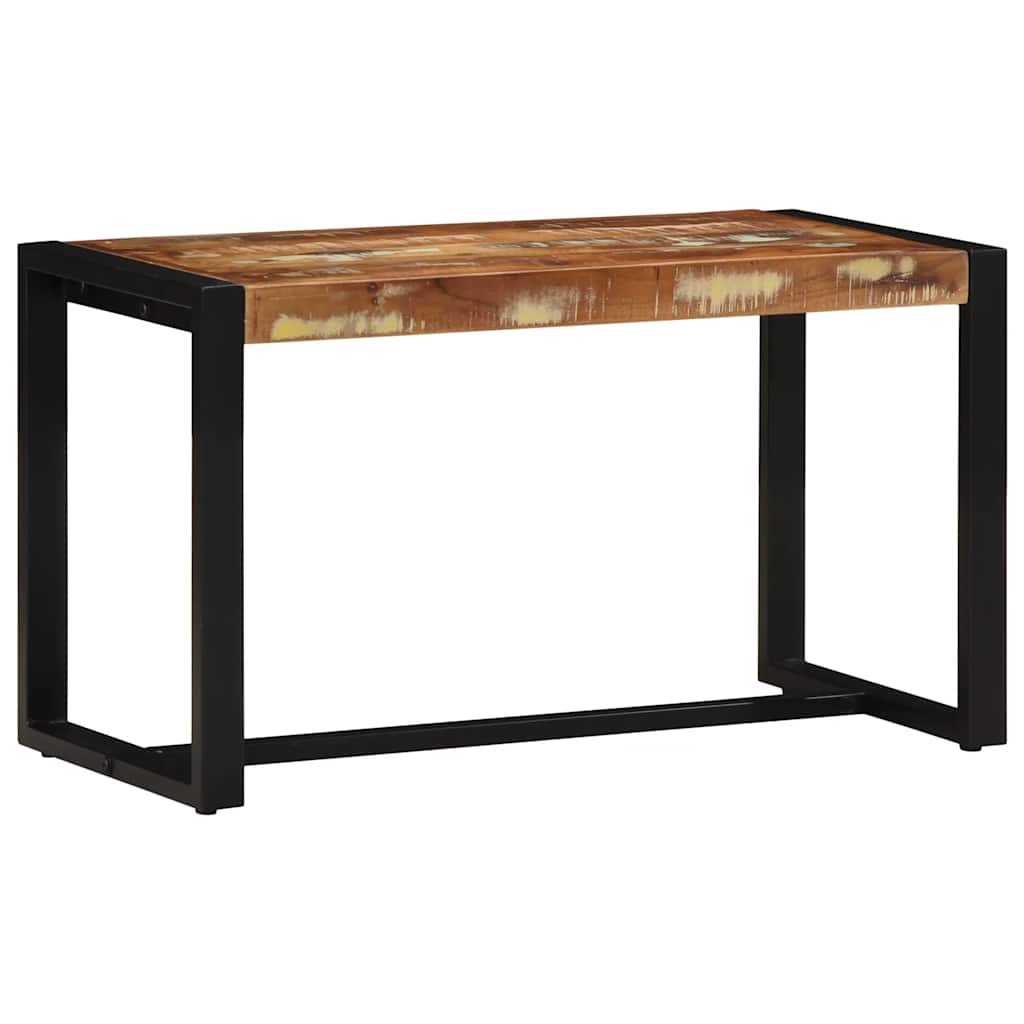 Πάγκος vidaXL Πολύχρωμος 80x35x45 cm Στερεό ξύλο αναγεννημένο