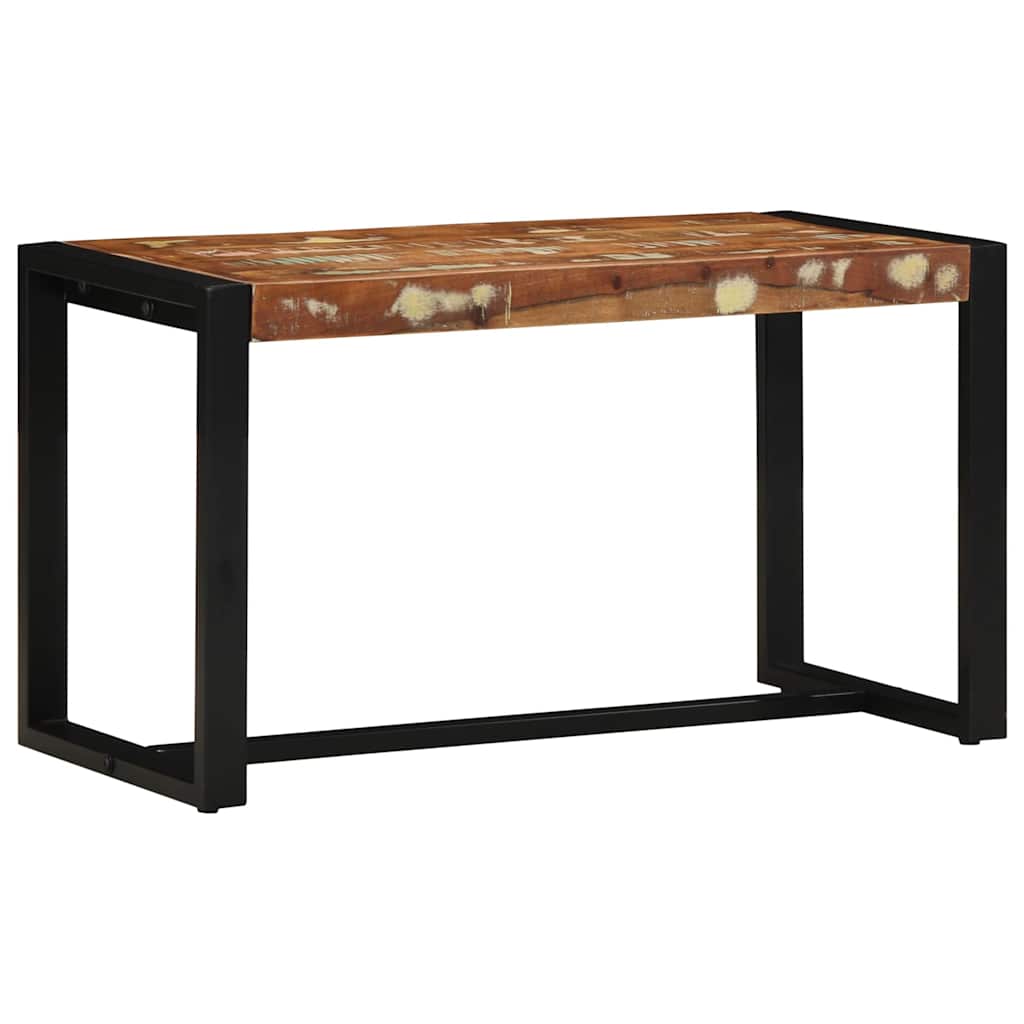 Πάγκος vidaXL Πολύχρωμος 80x35x45 cm Στερεό ξύλο αναγεννημένο