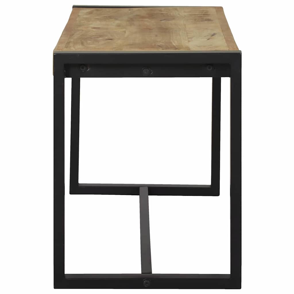 vidaXL Παγκάκι Καφέ 100 x 35 x 45 εκ. Μασίφ ξύλο μάνγκο