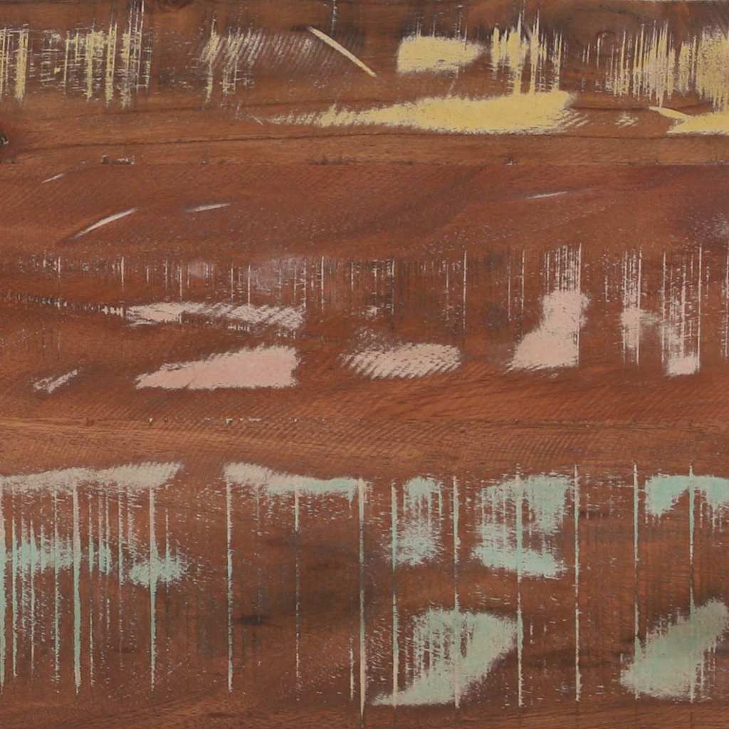 vidaXL Παγκάκι Πολύχρωμο 100 x 35 x 45 εκ. Μασίφ ανακυκλωμένο ξύλο