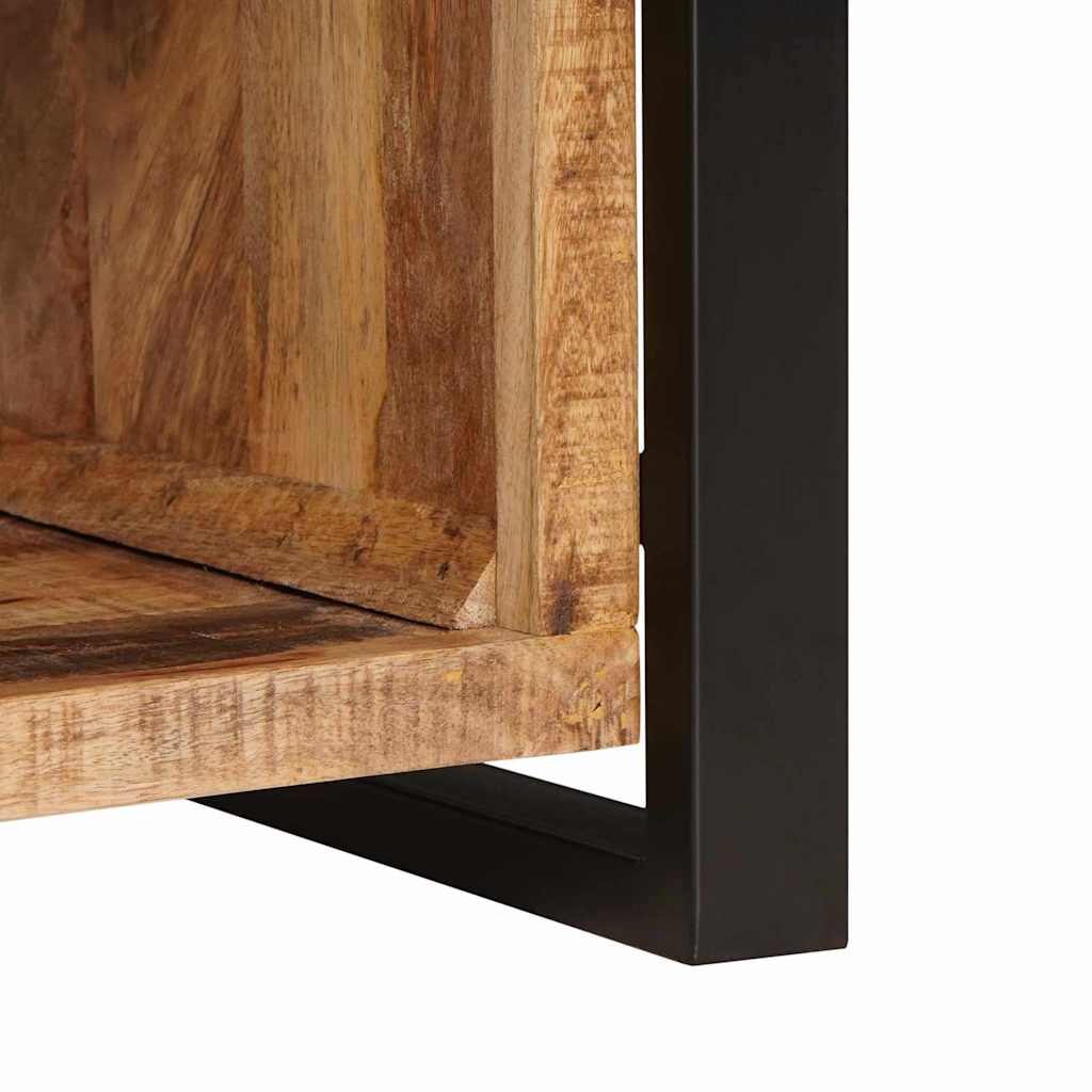 vidaXL Παγκάκι Αποθήκευσης Καφέ 80 x 35 x 40 εκ Μασίφ ξύλο μάνγκο