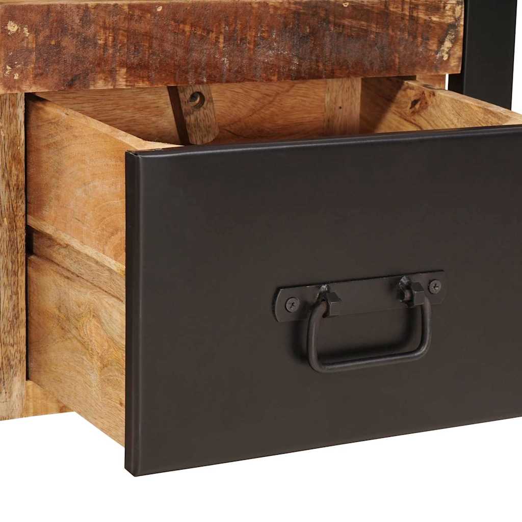 vidaXL Βάση Ρούχων με συρτάρι Καφέ 40 x 40 x 90 cm Μασίφ ξύλο μάνγκο