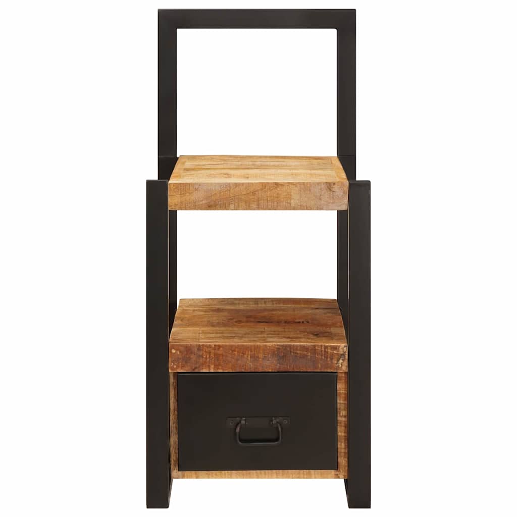 vidaXL Βάση Ρούχων με συρτάρι Καφέ 40 x 40 x 90 cm Μασίφ ξύλο μάνγκο