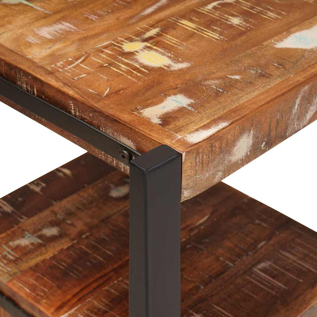 vidaXL Βάση Ρούχων Πολύχρωμο 40 x 40 x 90 cm Μασίφ ανακυκλωμένο ξύλο