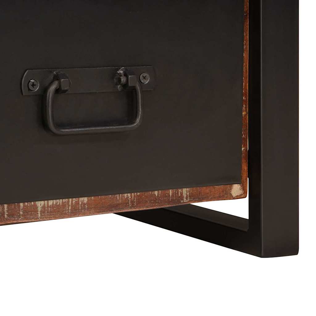 vidaXL Βάση Ρούχων Πολύχρωμο 40 x 40 x 90 cm Μασίφ ανακυκλωμένο ξύλο