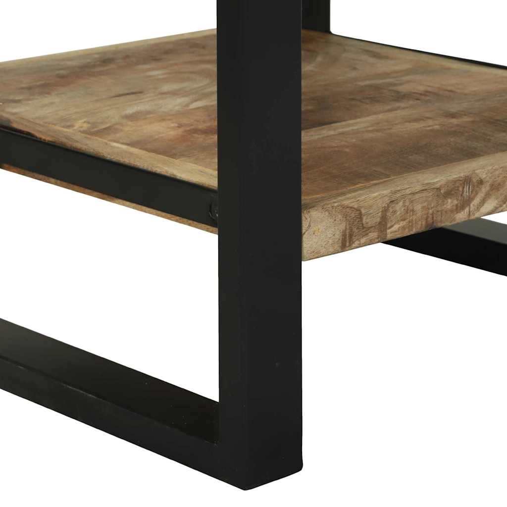 vidaXL End Table Καφέ 40 x 40 x 80 cm Μασίφ ακατέργαστο ξύλο μάνγκο
