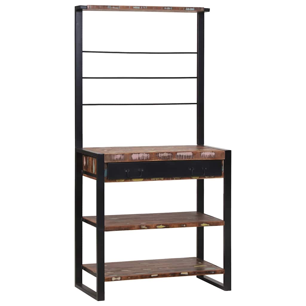 vidaXL Ράφι κουζίνας Πολύχρωμο 80 x 40 x 160 cm