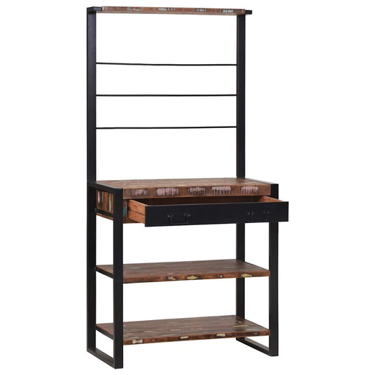 vidaXL Ράφι κουζίνας Πολύχρωμο 80 x 40 x 160 cm