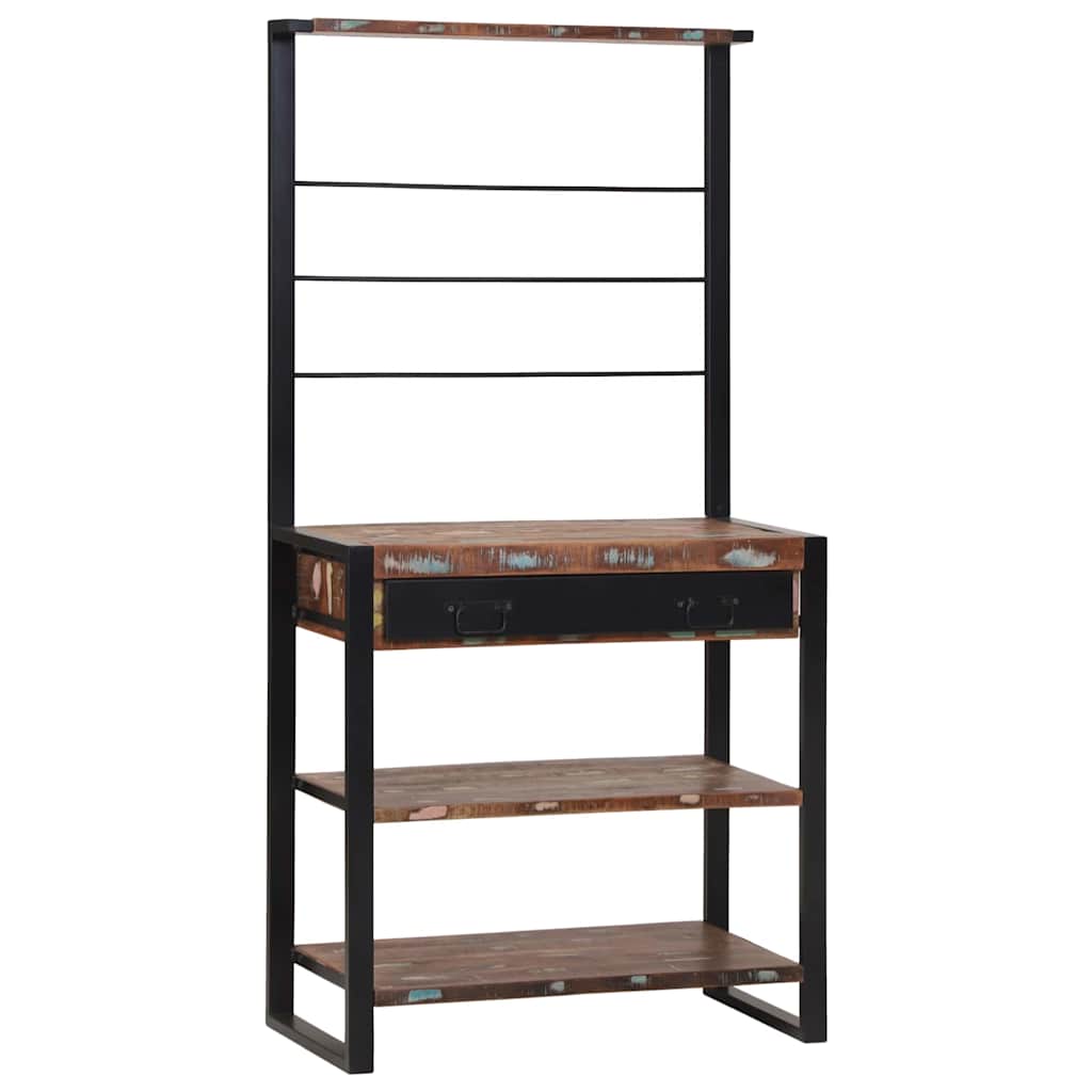 vidaXL Ράφι κουζίνας Πολύχρωμο 80 x 40 x 160 cm