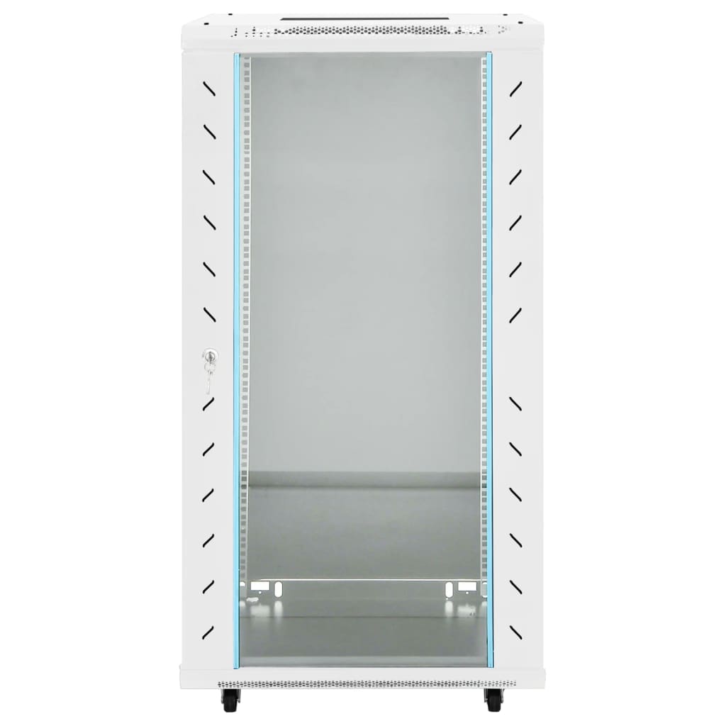 vidaXL Καμπίνα Δικτύου 22U 19" IP20 Μαύρη 60x60x120 εκ.