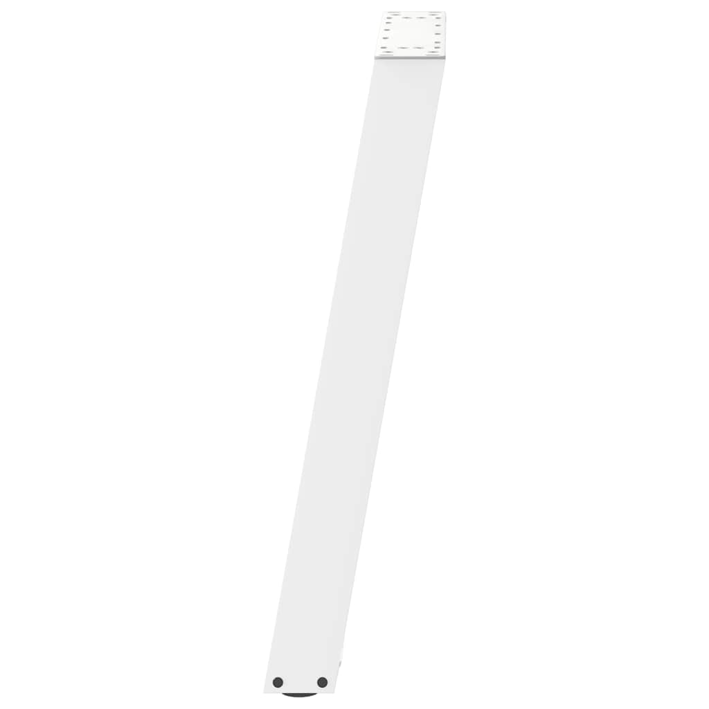 vidaXL Πόδια Κονσόλας σε Σχήμα U 2 τεμ. Λευκά 38x(72-73) εκ. Ατσάλι