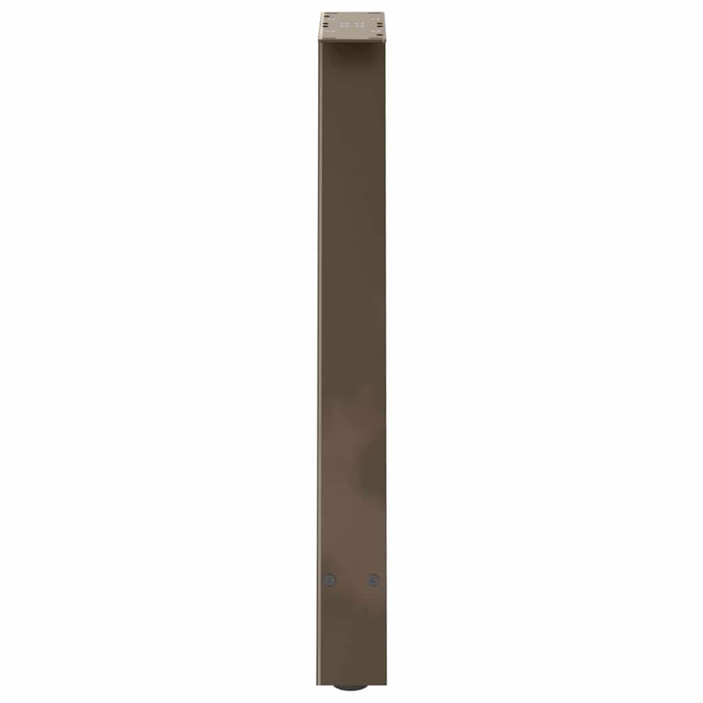 vidaXL Πόδια Τραπεζαρίας Σχήματος Α 2 τεμ. 50x(72-73) εκ. Ατσάλι