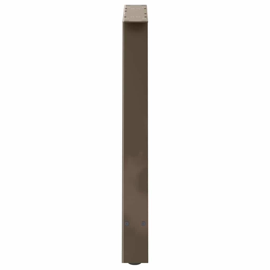 vidaXL Πόδια Τραπεζαρίας Σχήματος Α 2 τεμ. 70x(72-73) εκ. Ατσάλι