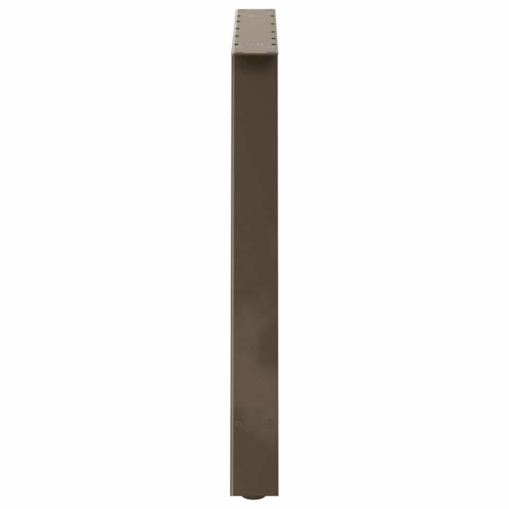 vidaXL Πόδια Τραπεζαρίας Σχήματος Α 2 τεμ. 90x(72-73) εκ. Ατσάλι