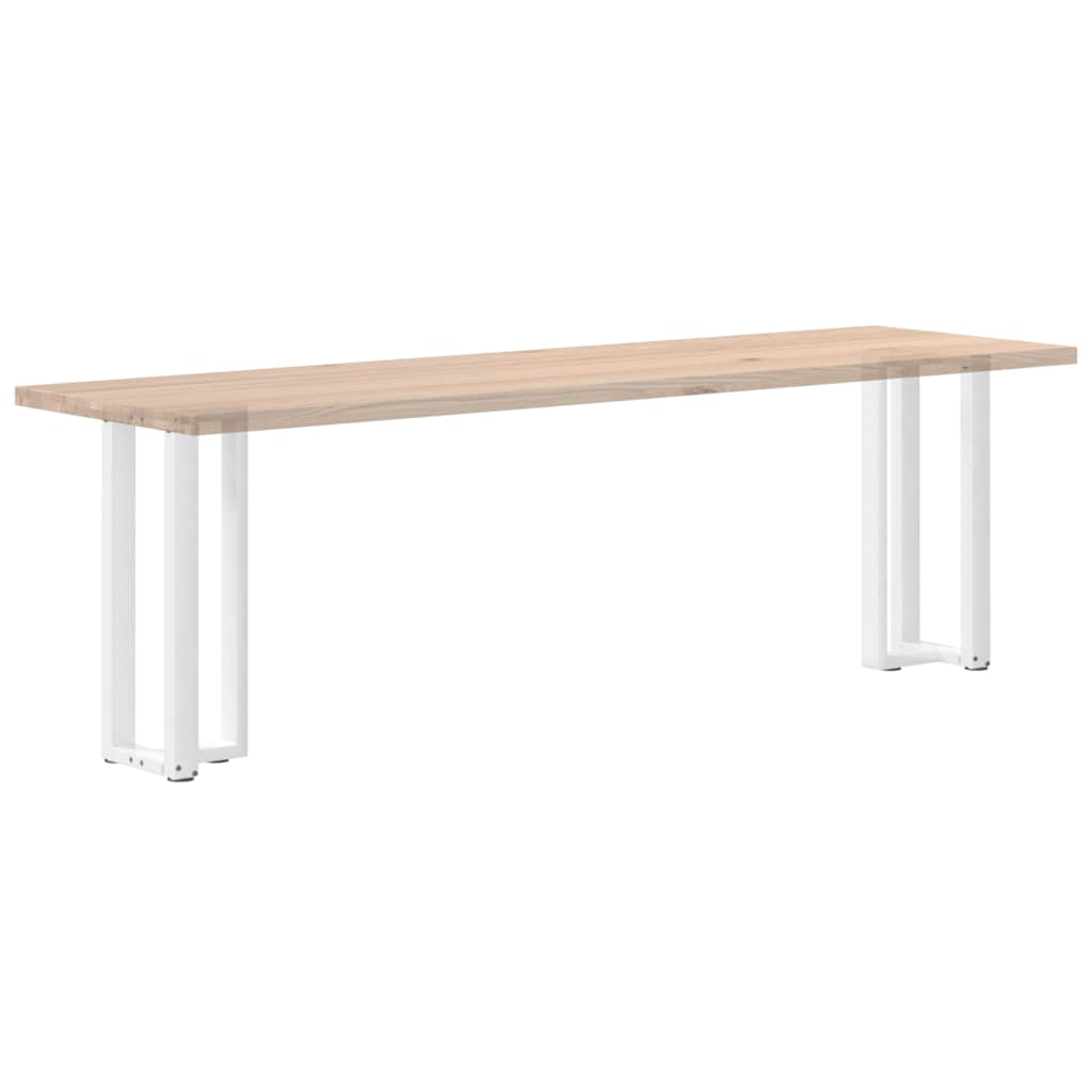 vidaXL Πόδια Κονσόλας σε Σχήμα Τ, 2 τεμ. Λευκά 38x25x(72-73) εκ. Ατσάλι
