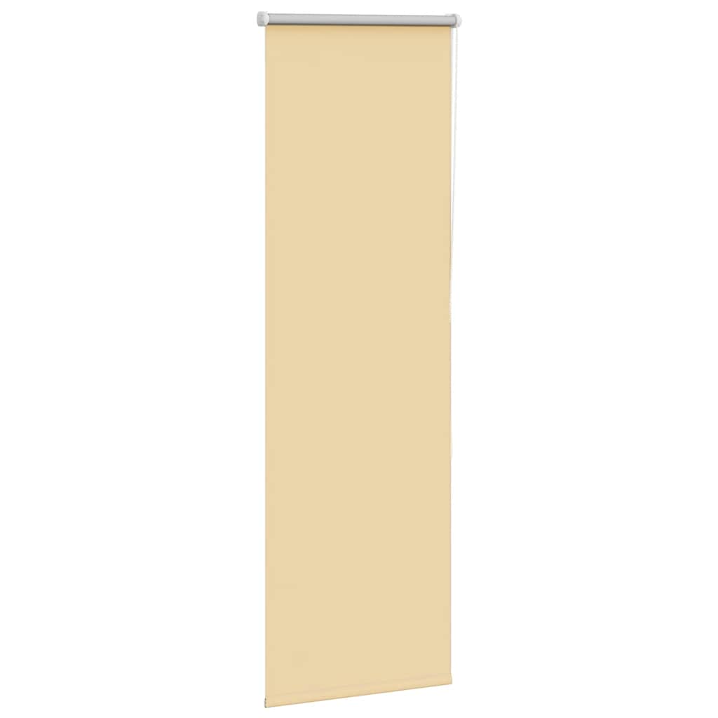 vidaXL Ρολέρ Μπλακάουτ Μπεζ 50x130 cm Πλάτος υφάσματος 45,7 cm