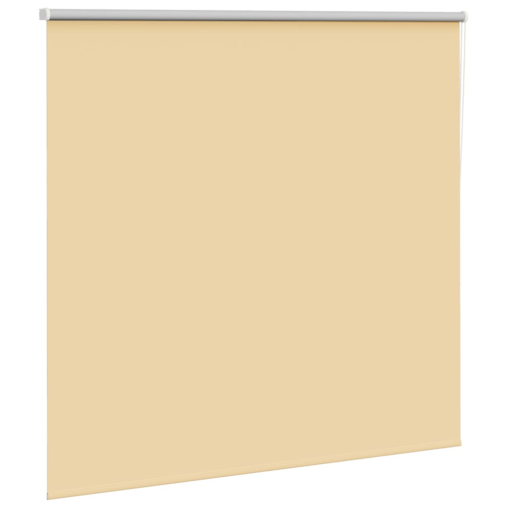 vidaXL Roller Blind Blackout Μπεζ 145x130 cm Πλάτος υφάσματος 141,6cm