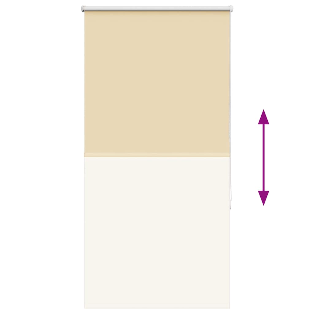 vidaXL Ρολέρ Μπλακάουτ Μπεζ 70x150 cm Πλάτος υφάσματος 65,7 cm