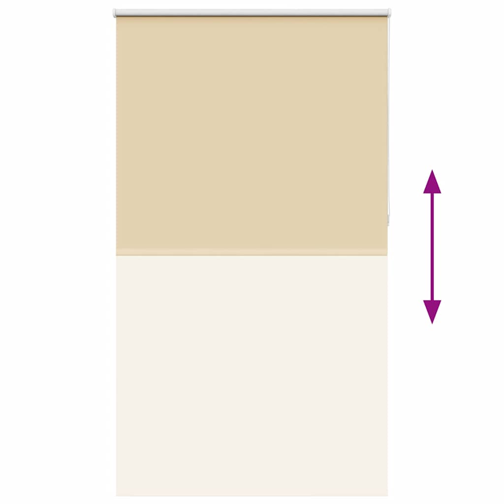 vidaXL Ρολέρ Μπλακάουτ Μπεζ 120x210 cm Πλάτος υφάσματος 116,6 cm