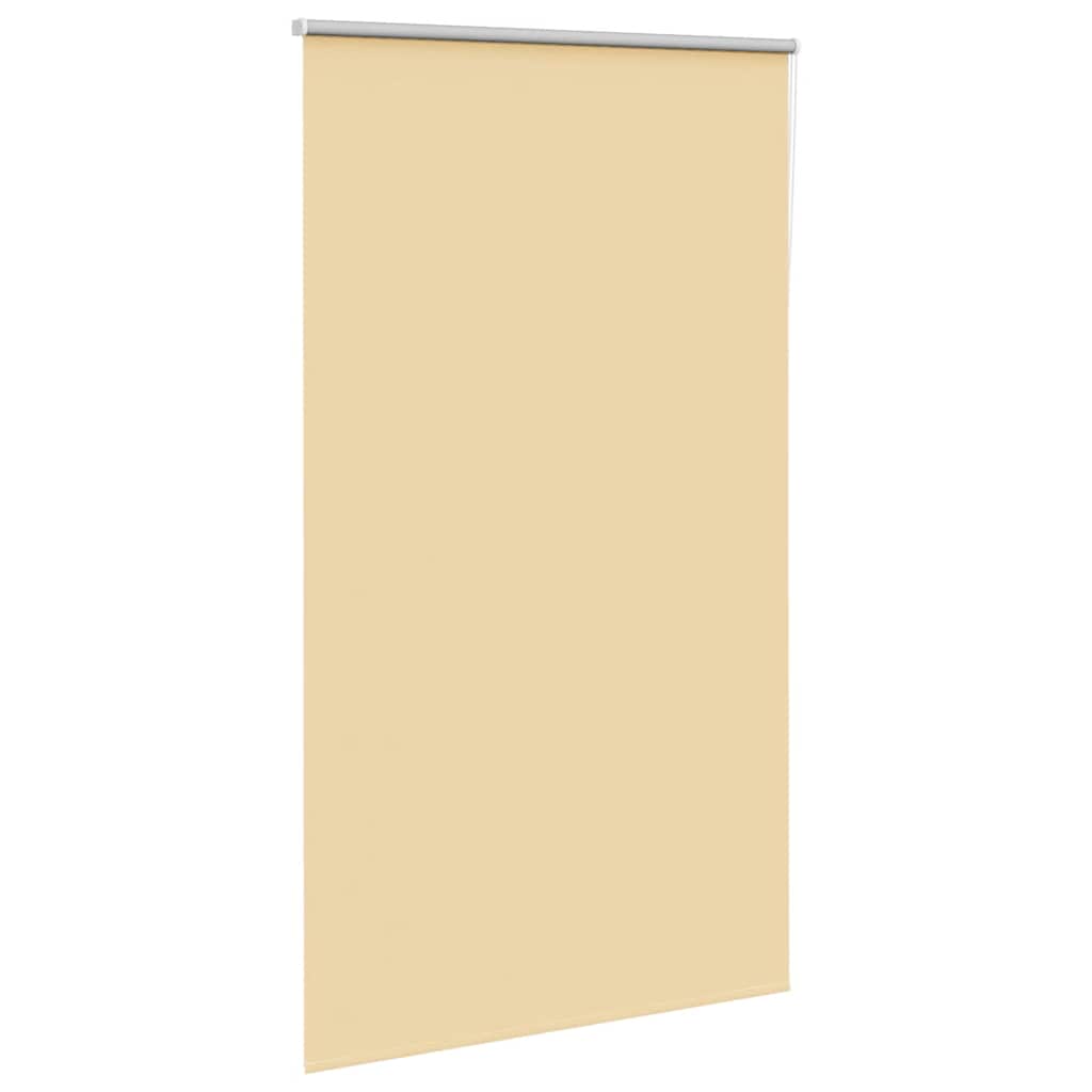 vidaXL Roller Blind Blackout Μπεζ 135x210 cm Πλάτος υφάσματος 131,6cm