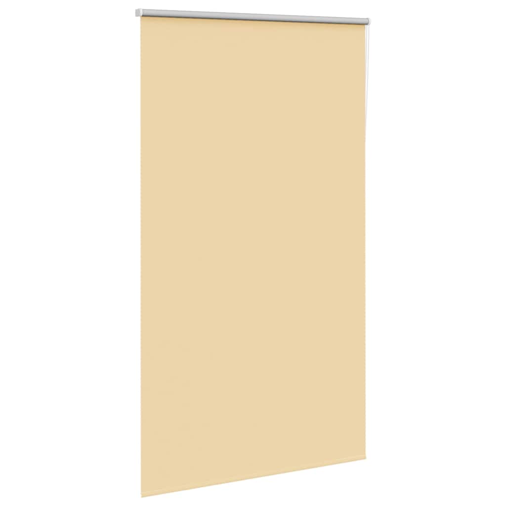 vidaXL Roller Blind Blackout Μπεζ 140x210 cm Πλάτος υφάσματος 136,6cm