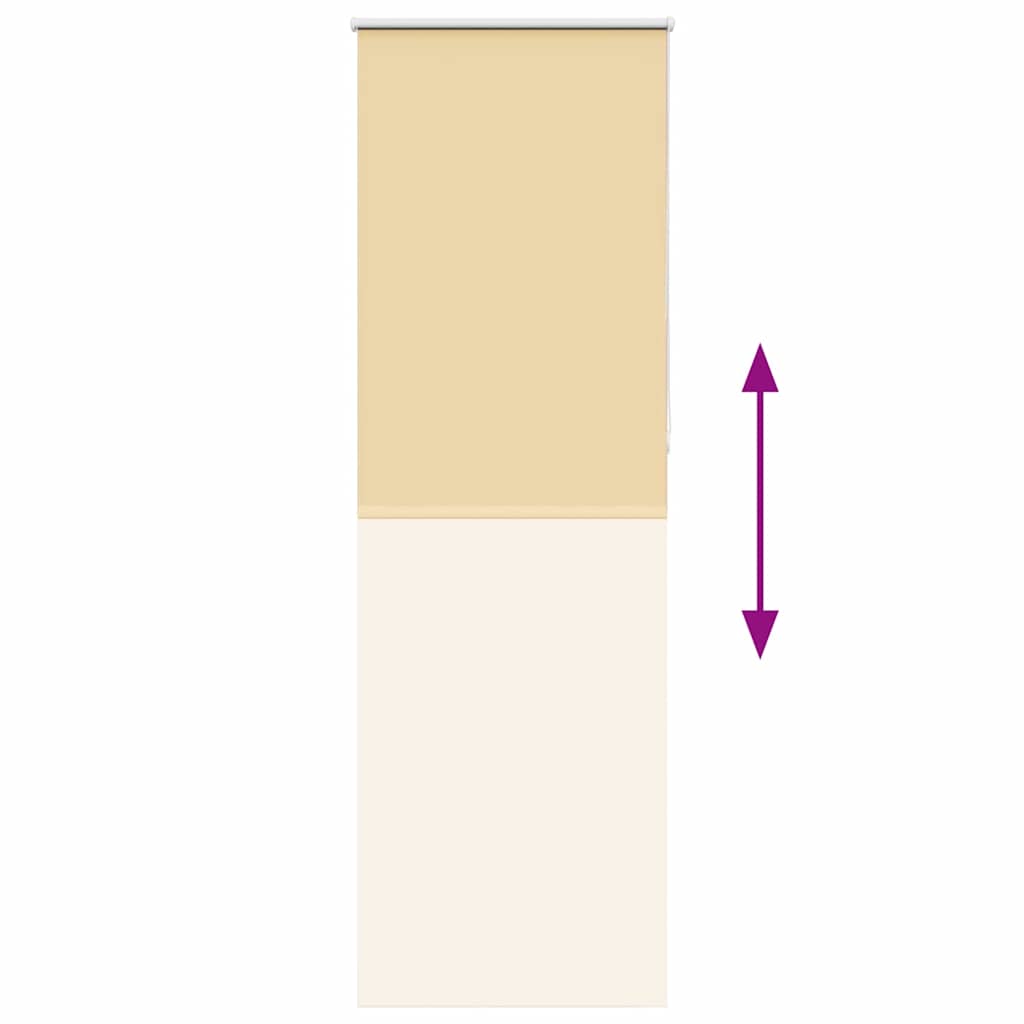vidaXL Ρολέρ Μπλακάουτ Μπεζ 80x230 cm Πλάτος υφάσματος 75,7 cm