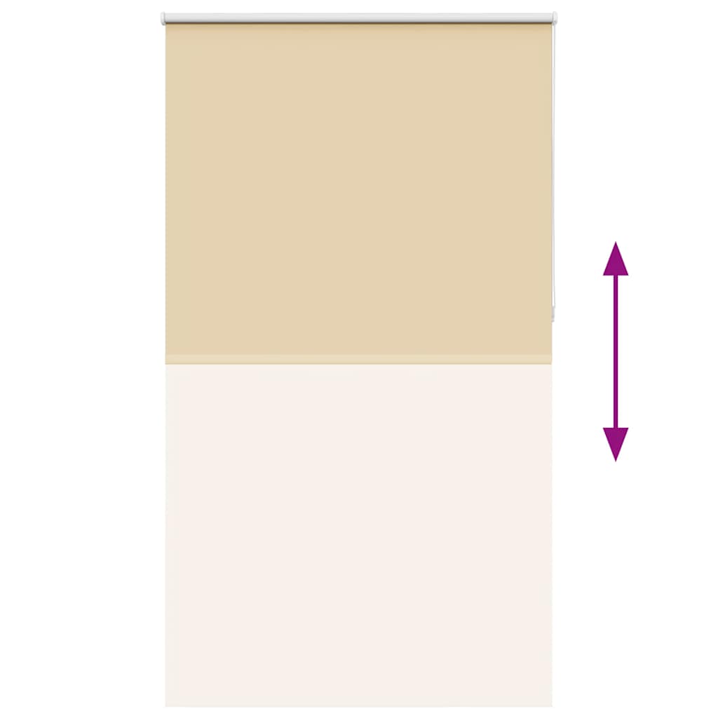 vidaXL Ρολέρ Μπλακάουτ Μπεζ 120x230 cm Πλάτος υφάσματος 116,6 cm