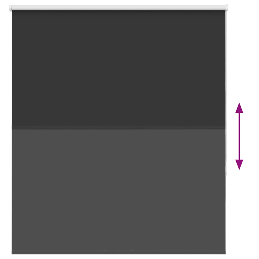 vidaXL Roller Blind Blackout Μαύρο 140x130 cm Πλάτος υφάσματος 136,6cm