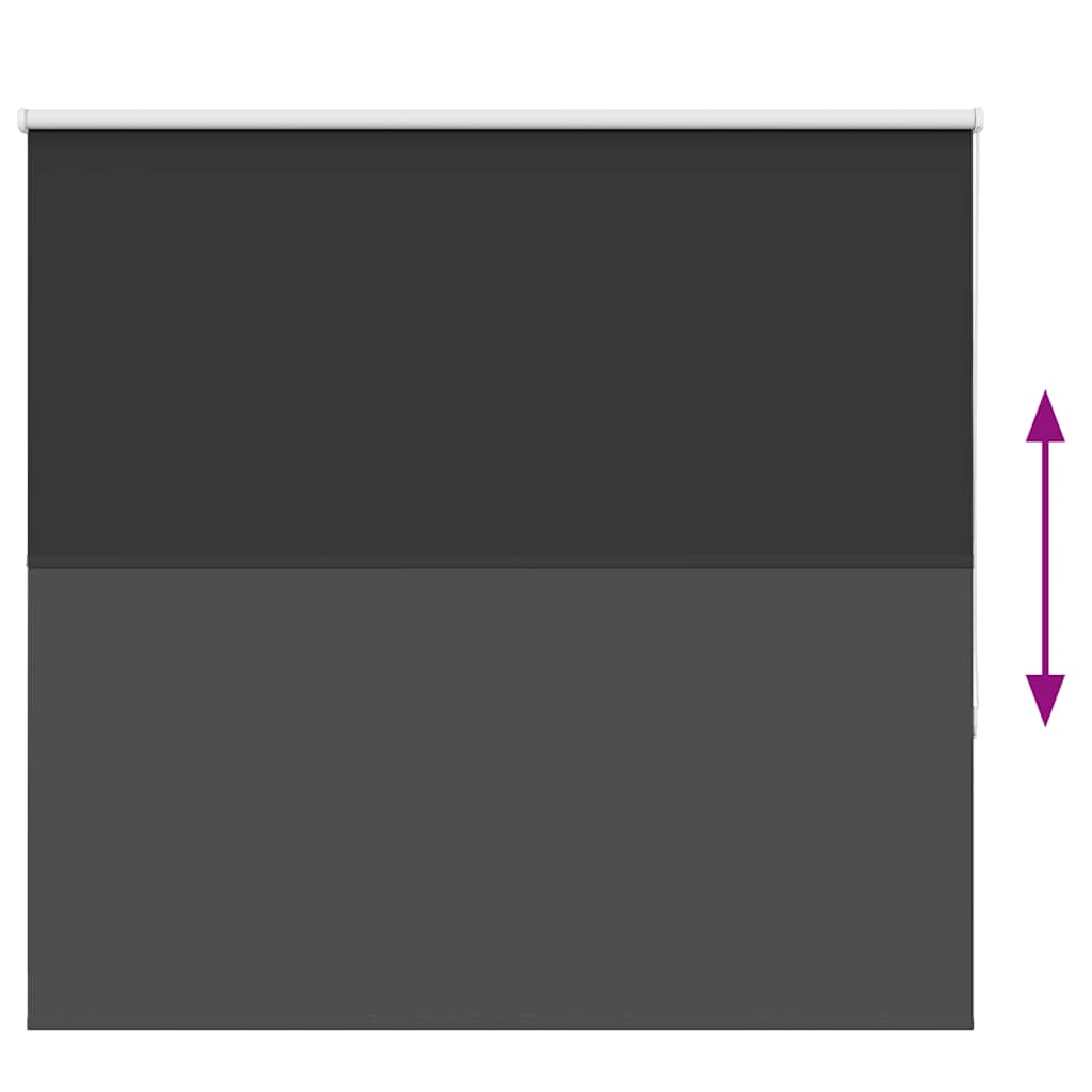 vidaXL Roller Blind Blackout Μαύρο 145x150 cm Πλάτος υφάσματος 141,6cm