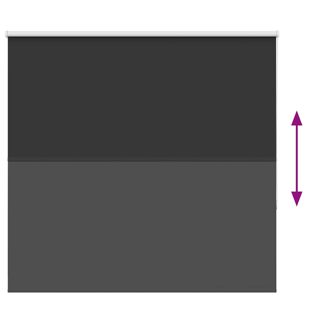 vidaXL Roller Blind Blackout Μαύρο 150x150 cm Πλάτος υφάσματος 146,6cm