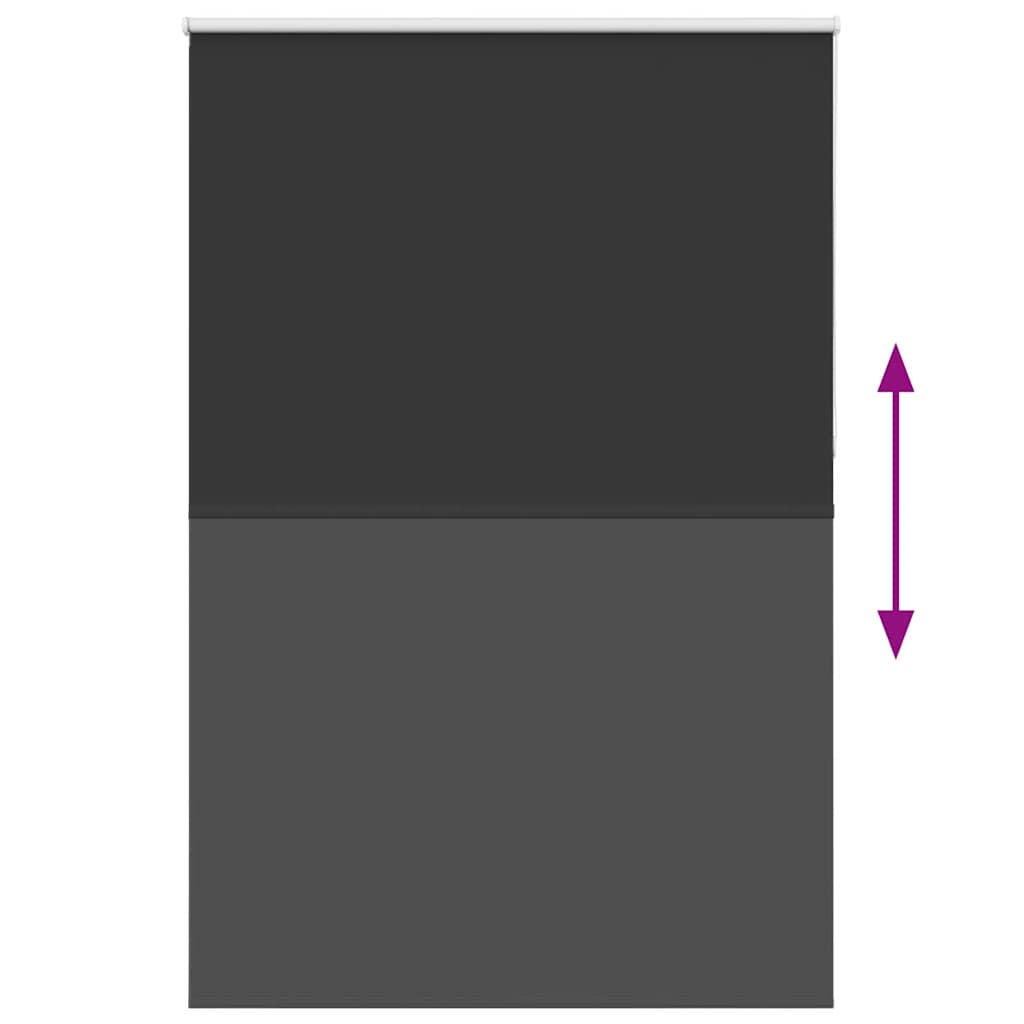 vidaXL Roller Blind Blackout Μαύρο 160x210 cm Πλάτος υφάσματος 156,6cm