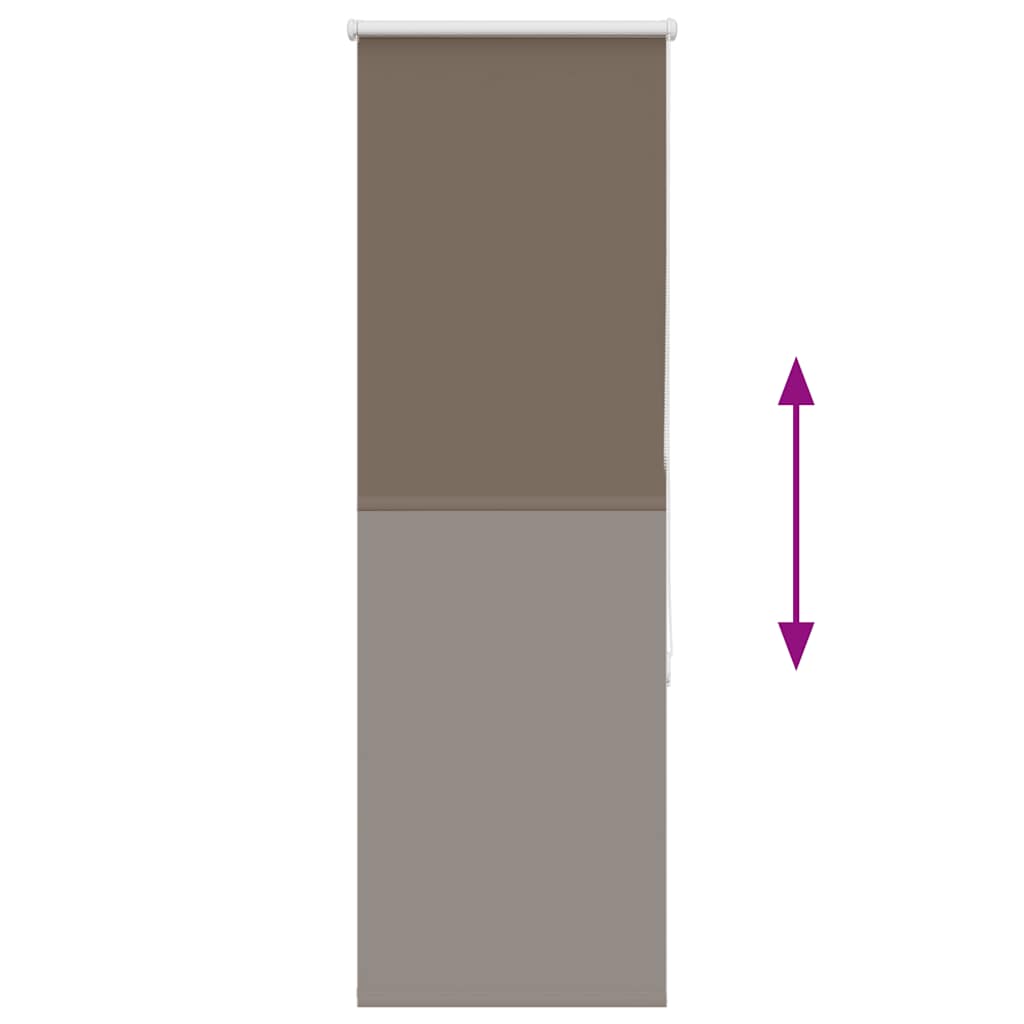 vidaXL Ρολέρ Μπλακάουτ Coffee 60x130 εκ. Πλάτος υφάσματος 55,7 εκ.