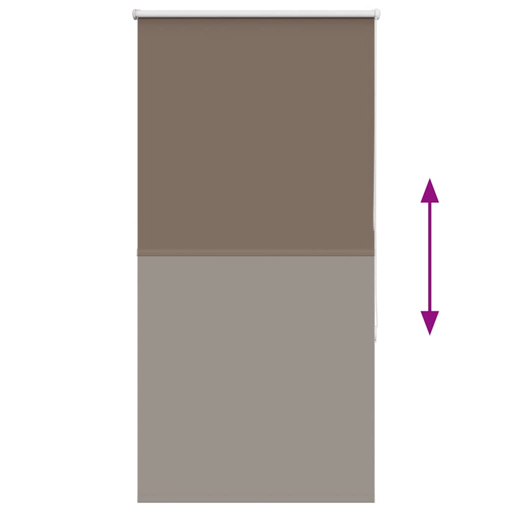 vidaXL Ρολέρ Μπλακάουτ Coffee 85x175 εκ. Πλάτος υφάσματος 80,7 εκ.