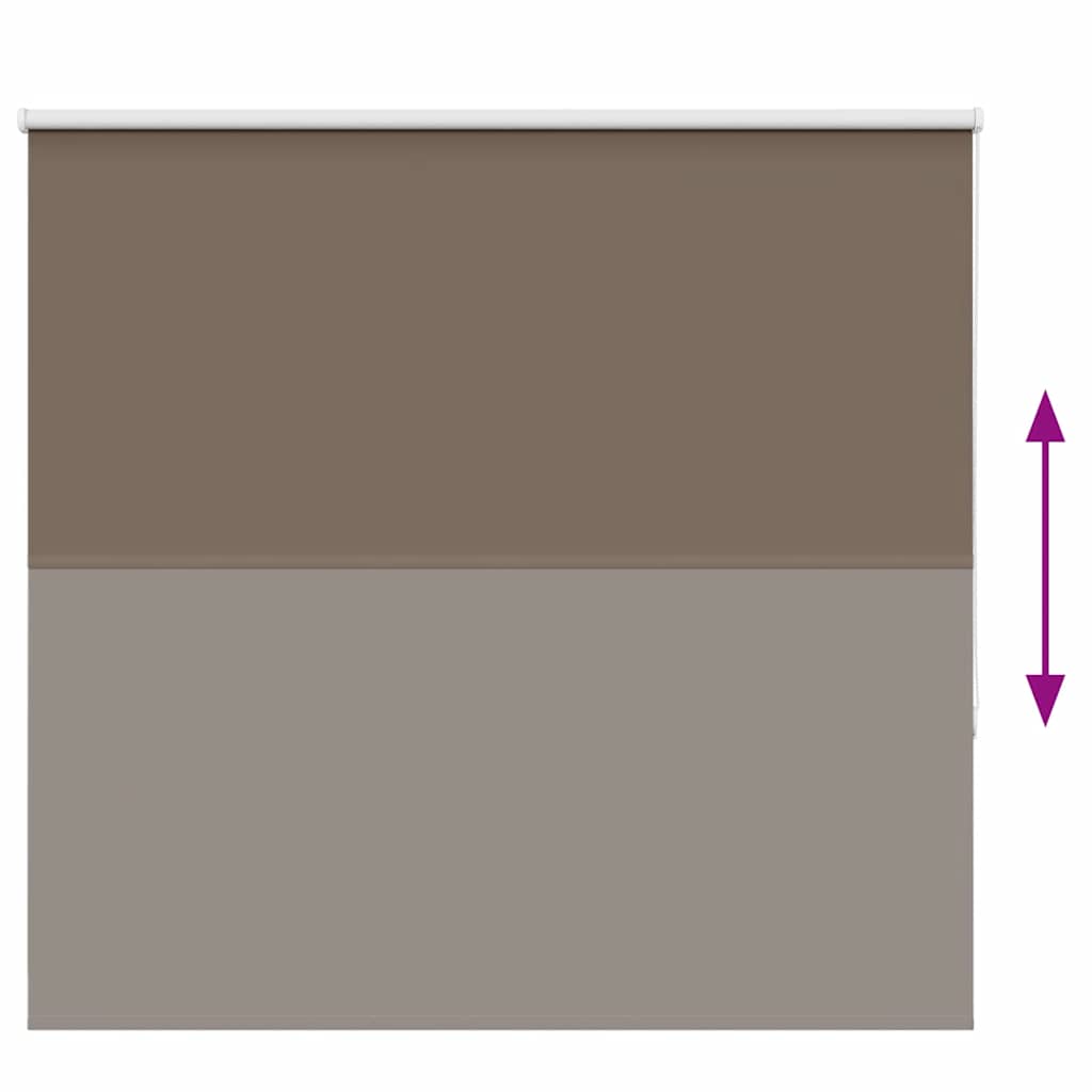 vidaXL Ρολέρ Μπλακάουτ Coffee 160x175 εκ. Πλάτος υφάσματος 156,6 εκ.